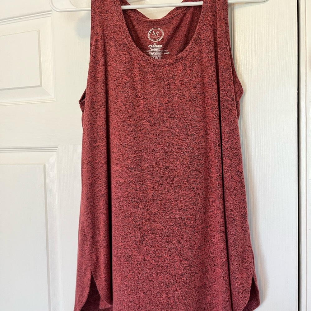 Maurice’s Marled Burgundy Tank Top